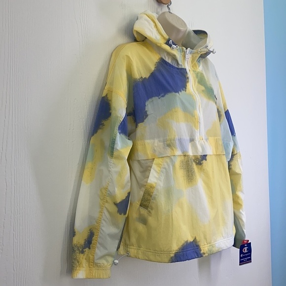 Champion - NWT Pastel Stadium Lightweight Anorak Windbreaker Size Medium - Picture 6 of 13